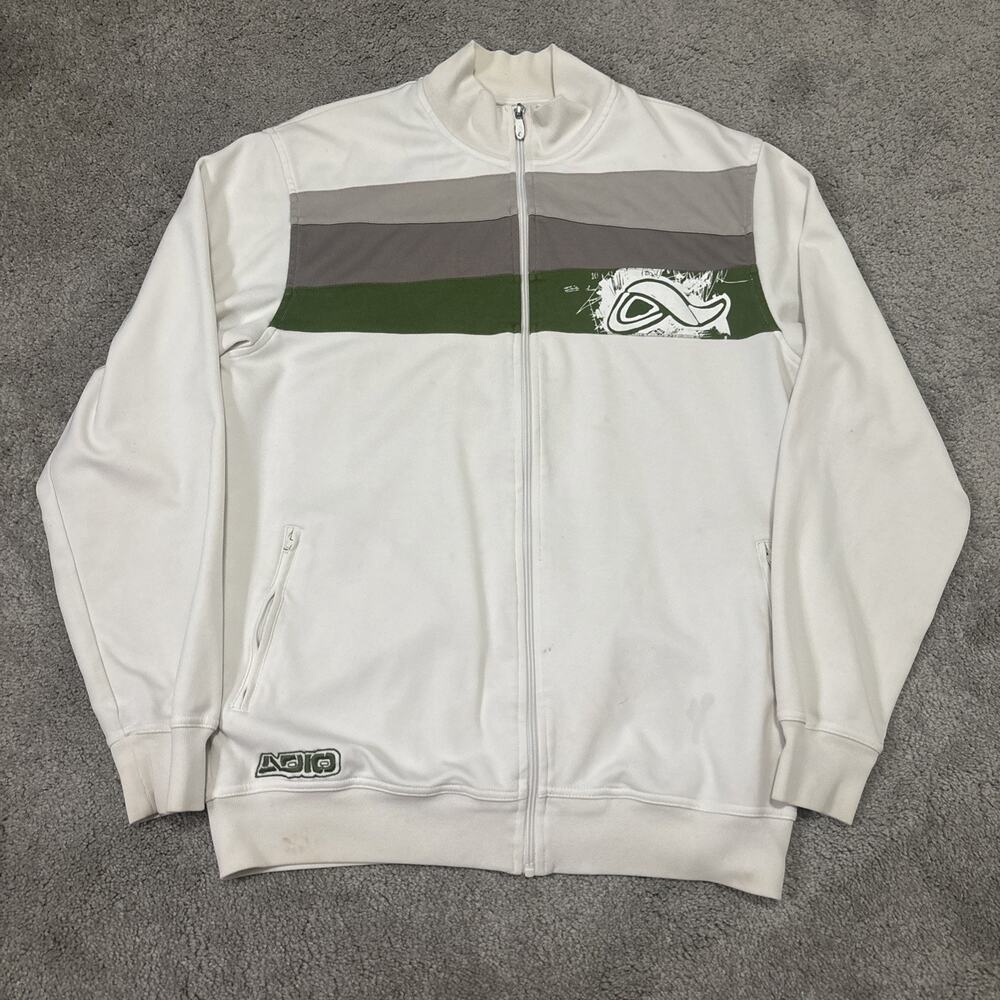 Vintage Y2K ADIO Footwear Light Track Jacket Size XL Skateboarding